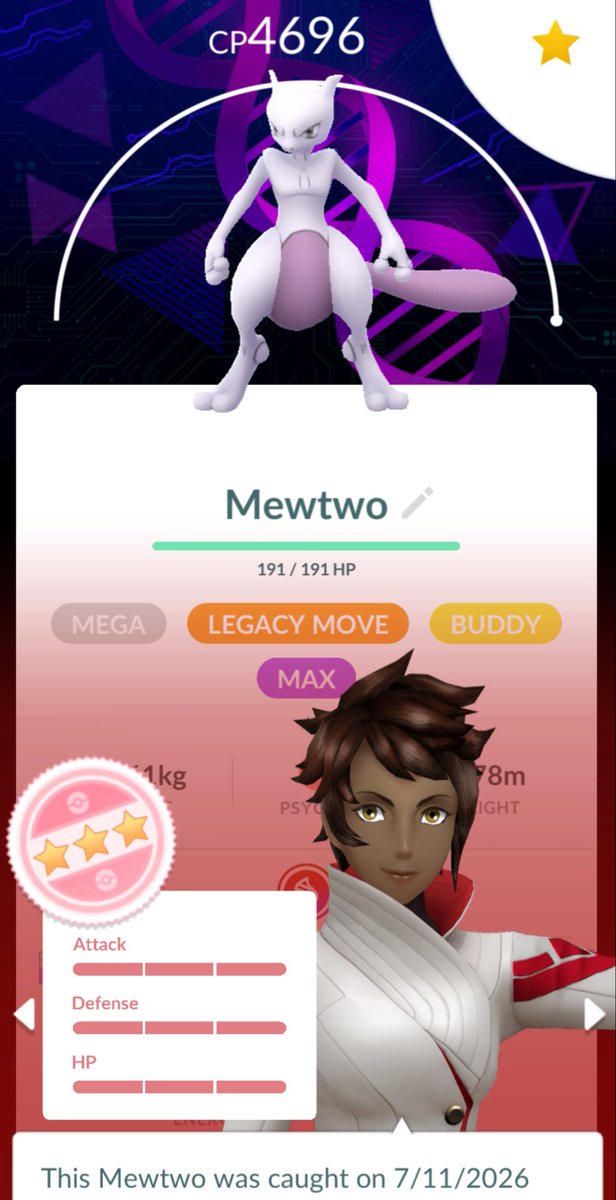 zsofibatyko's tweet photo. Catch of #PokemonGOFest day one 💯🧬
Looking forward what day two brings👀 a shundo background would be lovely🤣

#PokemonGO https://t.co/QJqXb8Jtfw