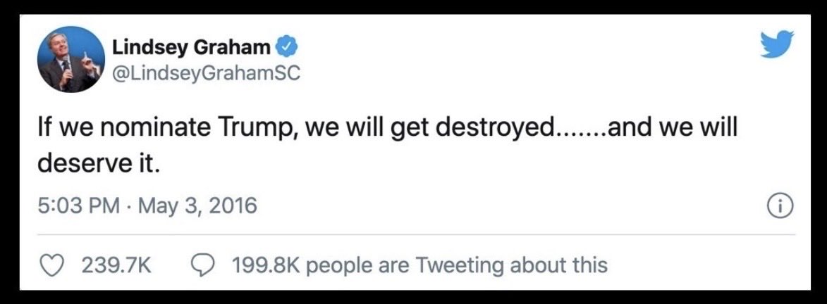 adgirlMM's tweet photo. This should go on Lindsey Graham's tombstone.  RIP. https://t.co/08p4d7EOZV