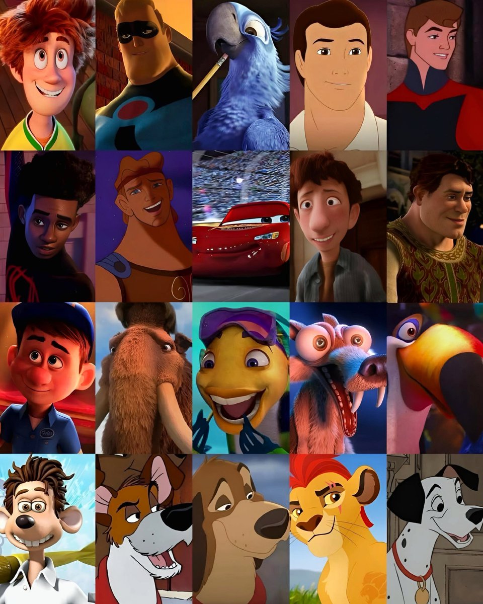 cartoonvibes26's tweet photo. Who's Your Favorite Animated Hero From This Collage? 🤔 https://t.co/kqT85T8pLu