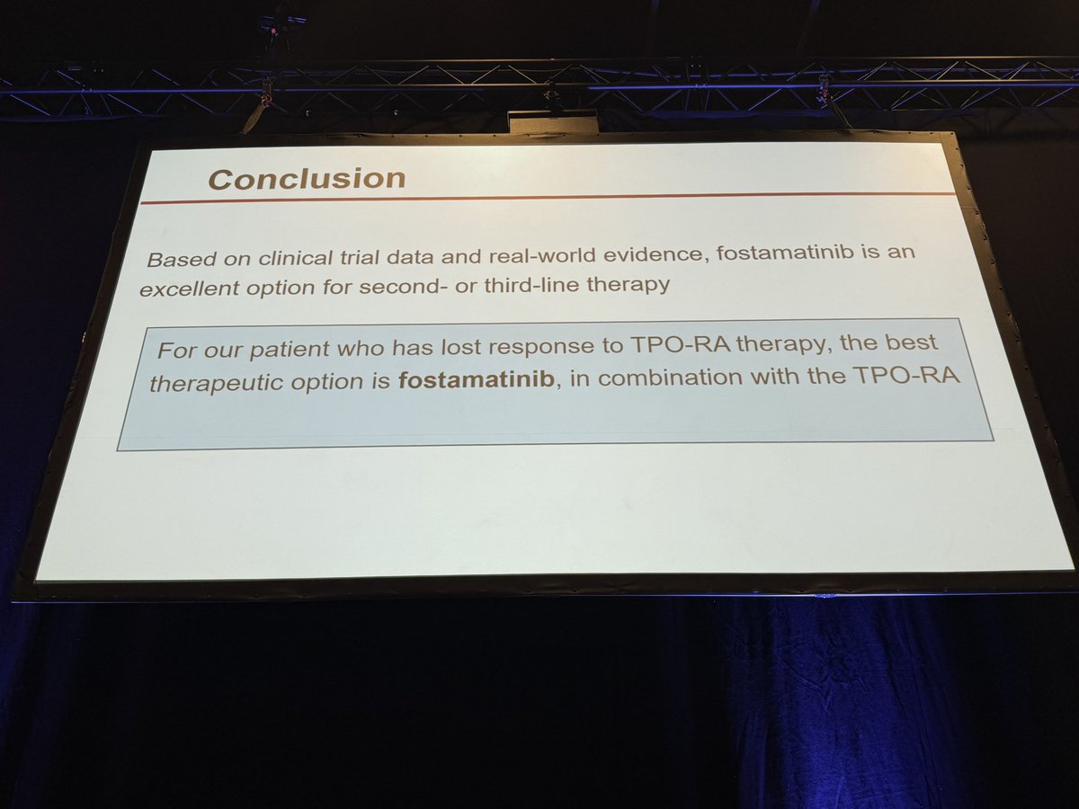 hematonews's tweet photo. ITP session and treatment strategies. Excellent symposium coordinated by Prof. Godeau. Many options for patients who do not respond. Rituximab, TPO, Fostamatinib, BTKi.- #ISTH #ITP #hematonews #Paris https://t.co/cq6Tj8TZzV