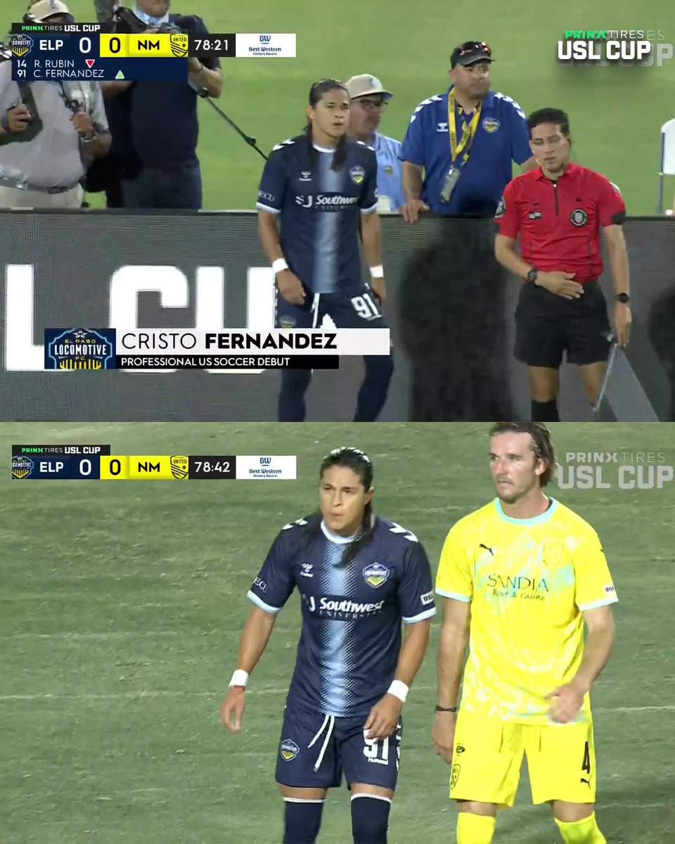 BetaKopites's tweet photo. Pemain Ted Lasso “Dani Rojas” melakukan debutnya bersama klub El Paso Locomotive FC

Goksss dari Film Series, ke sepakbola nyata 😆👏🏽 https://t.co/DbLTAfWoO4