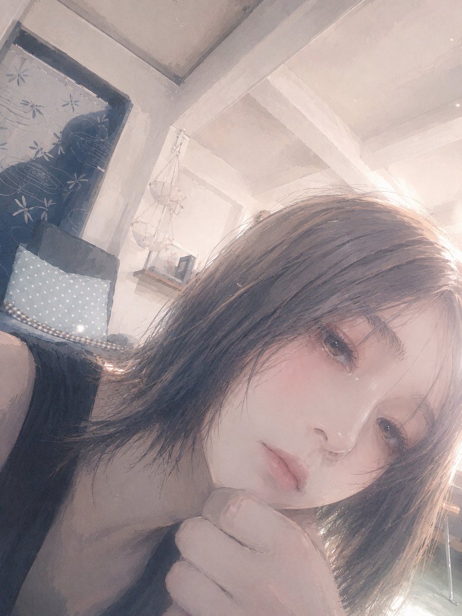 marupoko_000000's tweet photo. 自分の写真イラスト化したんだけどこれ性別どっちなのですか？

 #ChatGPT
 #ai https://t.co/1XpHLPBTwg