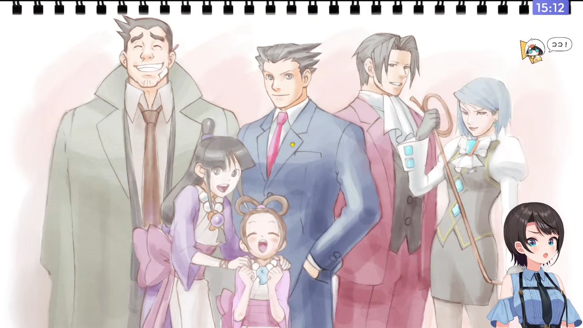 another_816junk's tweet photo. おつヴぁる～
逆転裁判3完結おめでとう！！！
1~3は自分も何度も遊んで何度も感動した傑作です！
この後のシリーズも面白いのでスバルちゃんの実況が見れるのを楽しみにしています。
#生スバル https://t.co/qxqIjwfzIs
