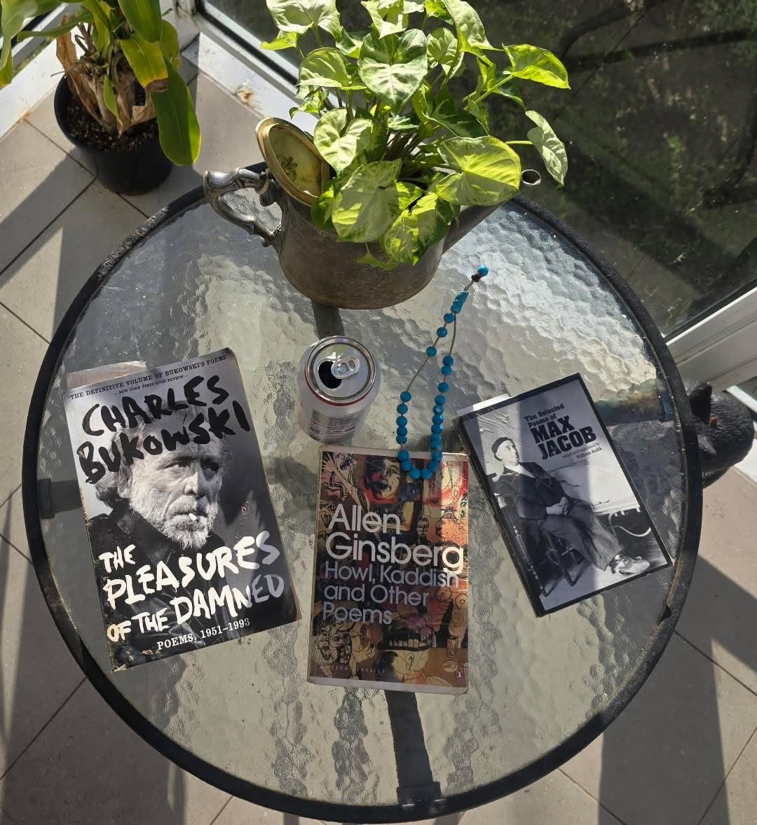 NikosLaios's tweet photo. Poetry, music, bourbon on a sunny winter Sydney afternoon.
#poetry #poets #bukowski #ginsberg #maxjacob #music #bourbon #home #sydney #australia https://t.co/Tys8gh6y7B