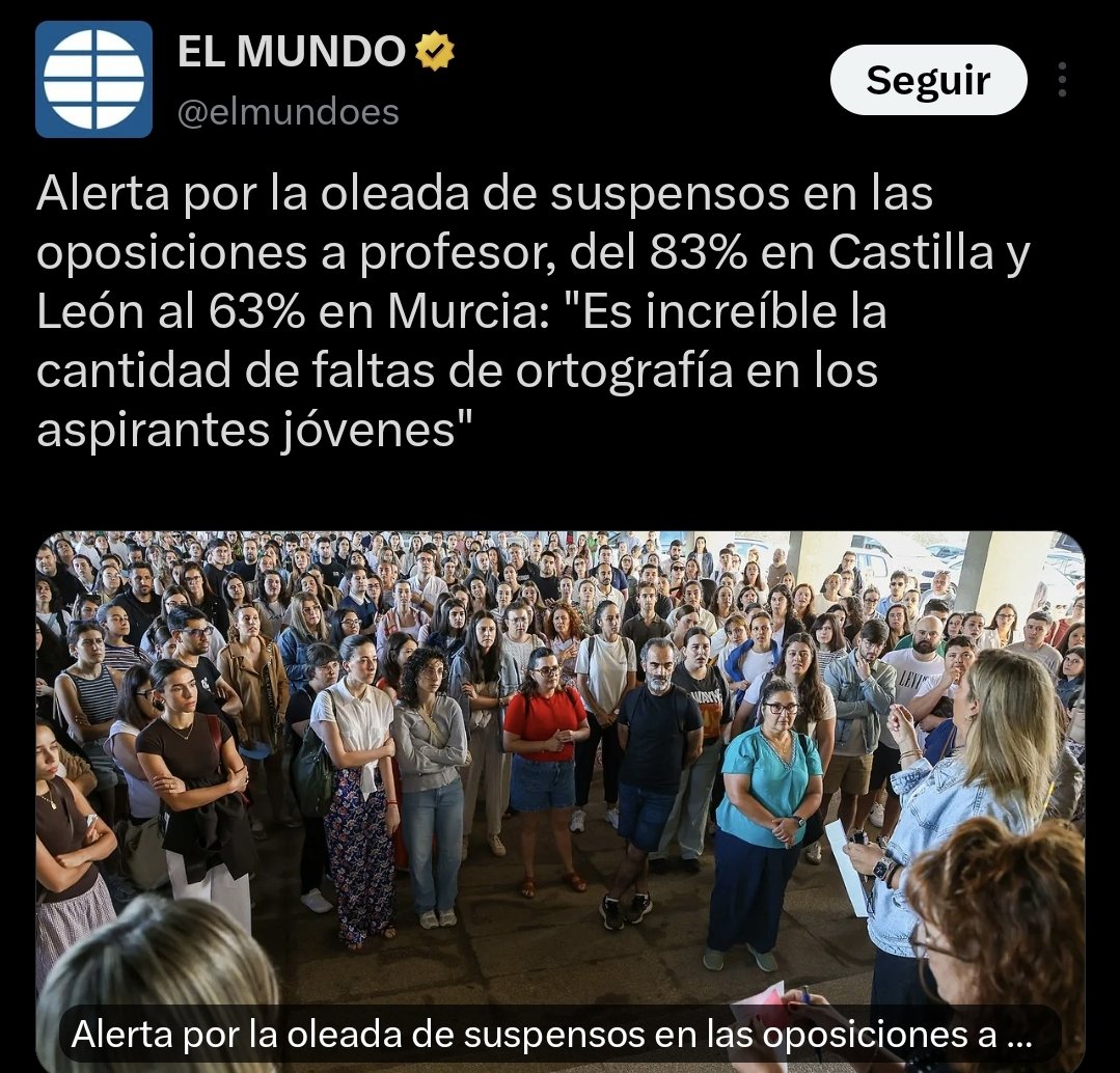 luisma_lopez's tweet photo. Ante las huelgas de docentes que vienen este otoño toca calentar a la gente para hacer ver lo ignorantes, vagos y poco profesionales que son los profesores. Veremos muchas noticias de este tipo en los próximos meses. https://t.co/nuhzI10xcs