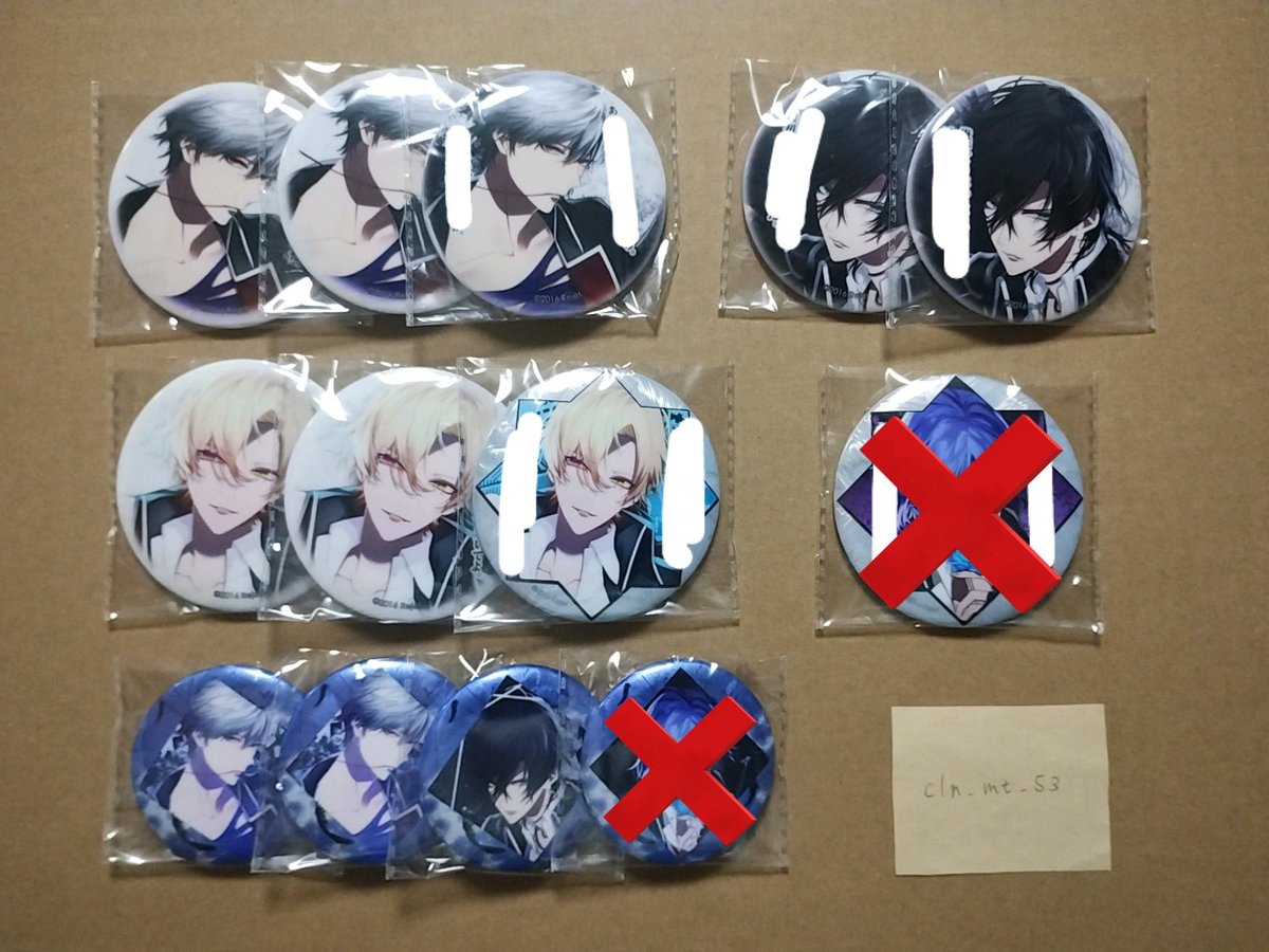 cln_mt_53's tweet photo. thanatos night タナトスナイト 受注グッズ 交換

譲：イザヤ、ニア、オリバー、デュラン、リアム

求：セス 缶バッジA~D各1

都内手渡しまたは郵送 https://t.co/E3yf0aIZqq