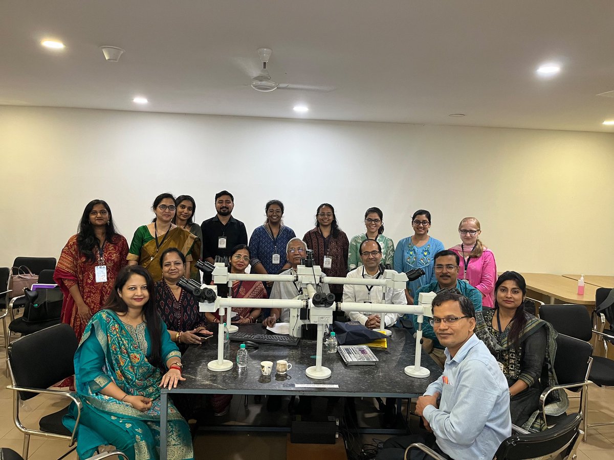 vij_mukul's tweet photo. #liverpath Had the privilege of conducting a workshop on Liver Path at KIIMS, Bhubaneswar, alongside Prof. Ashim Das sir. It was wonderful to interact with enthusiastic pathologists, discuss liver pathology cases, and share practical insights into diagnostic hepatopathology. https://t.co/6QZCy0EOqf