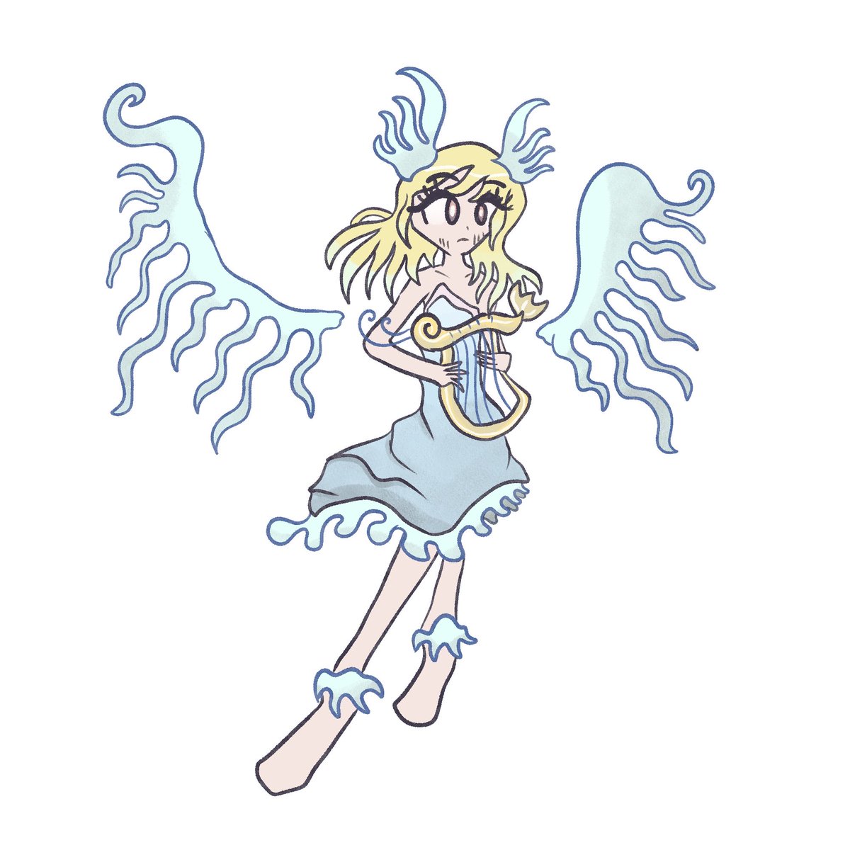 vampyrsquid9999's tweet photo. @alienssstufff ooh your outfit design is so cool
I also made a character based of a carnivorous sponge specifically the harp sponge 🧽 https://t.co/M3OiQ7ss4c