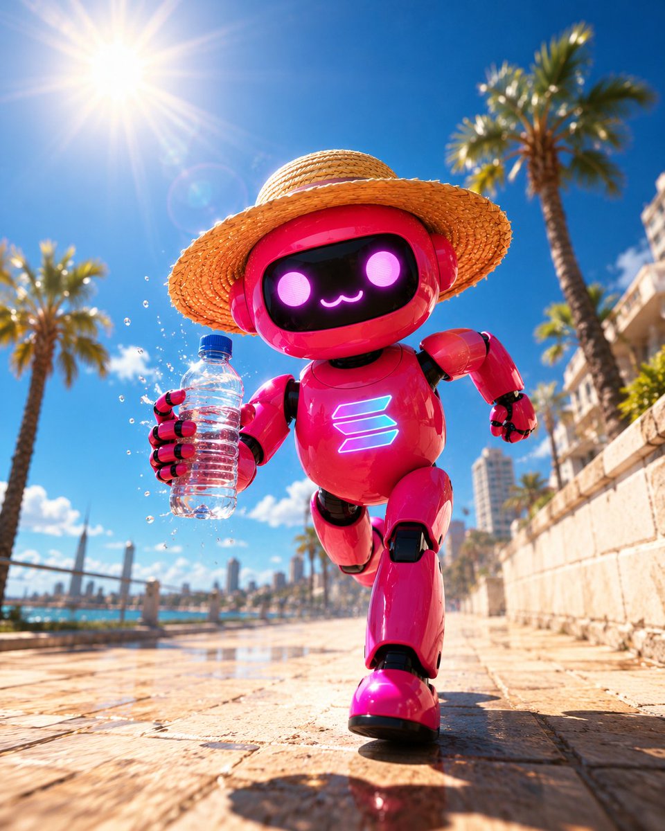 gemorik's tweet photo. Hey buddies

Hot enough to melt a robot today 🫠☀️

Stay cool and don't forget to drink water! 🥤 https://t.co/qWBqVcQekj
