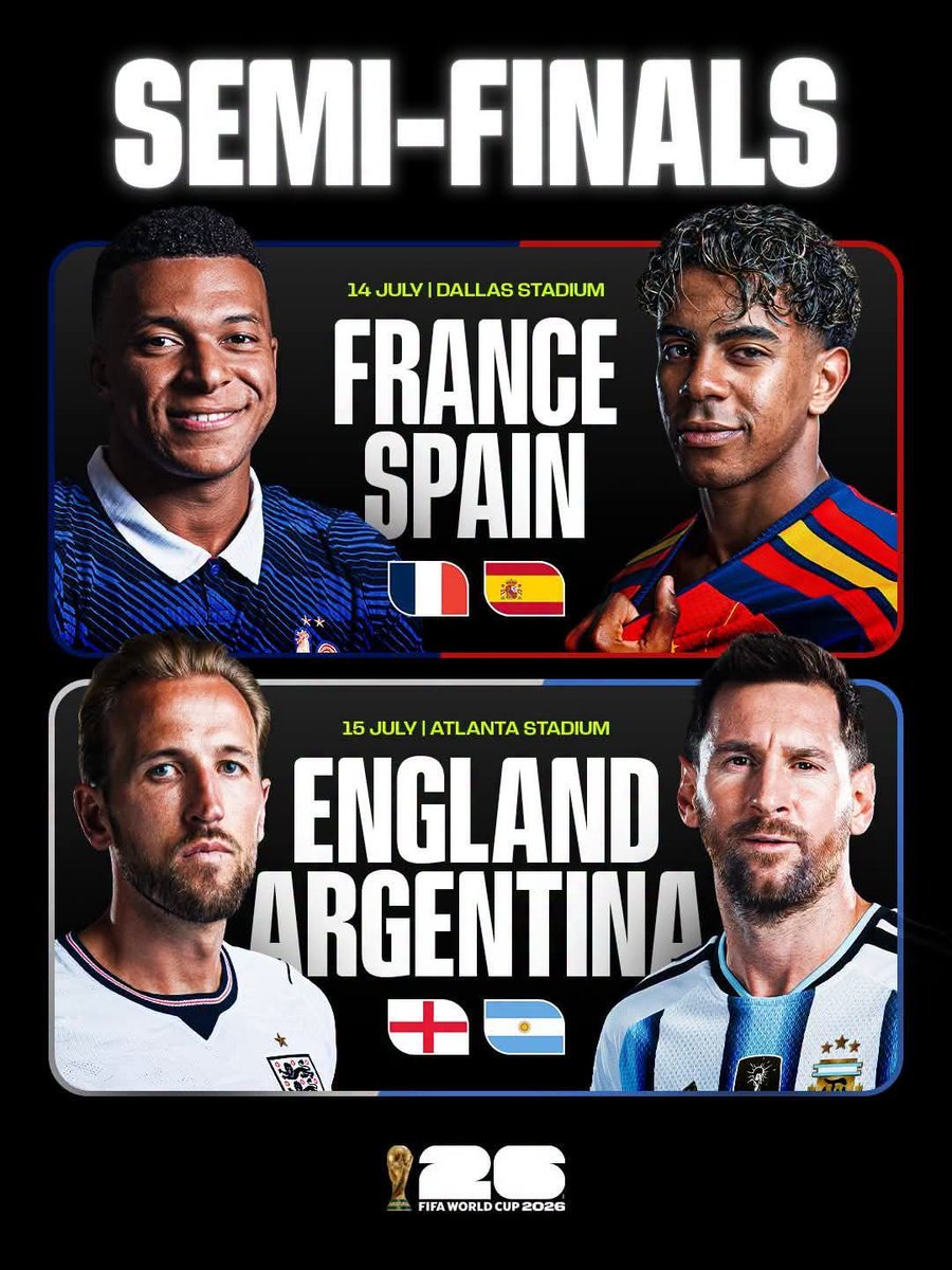 DaddyKayNation1's tweet photo. 💰 ₦5,000 & ₦2,000 GIVEAWAY! FOR THE FIRST 10 PEOPLE ONLY💰TO CELEBRATE THE MOMENT

Guess the correct score for the match between
FRANCE 🇫🇷 vs SPAIN 🇪🇸 ⚽  ENGLAND 🏴󠁧󠁢󠁥󠁮󠁧󠁿 Vs ARGENTINA 🇦🇷 

✅ How to Enter:
1️⃣ Retweet & Like this post 🔁❤️
2️⃣ Follow this page ✅
3️⃣ Comment your score prediction 👇

💥 Guess the exact score wins ₦5,000!
#Giveaway #FranceVsSpain #FootballPrediction #EnglandVsArgetina #PredictAndWin #NigeriaGiveaway #DaddyKayNation1