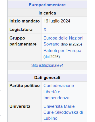 soloveykoua's tweet photo. @maurizioacerbo Acerbo sei consapevole di star amplificando un personaggio di estrema destra, del partito Confederazione e Patrioti per l'Europa?

Il fronte rossobruno resta saldo. https://t.co/BFNNVICKZ2