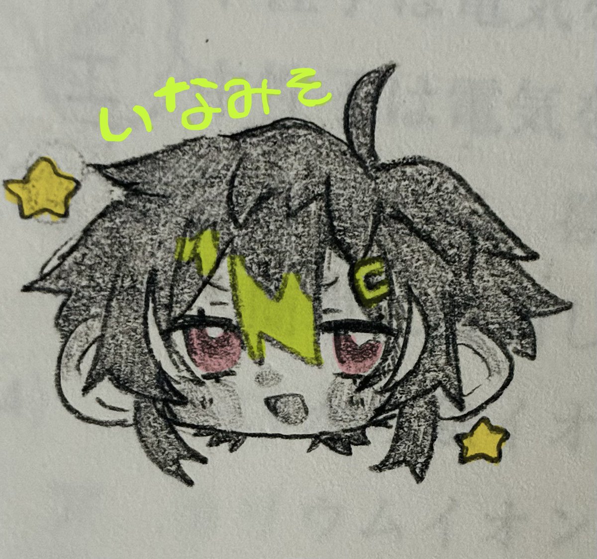 taks294p's tweet photo. #絵ライぞ伊波 落描きと納得いかなかった絵を添えて https://t.co/O5yi13sa1W