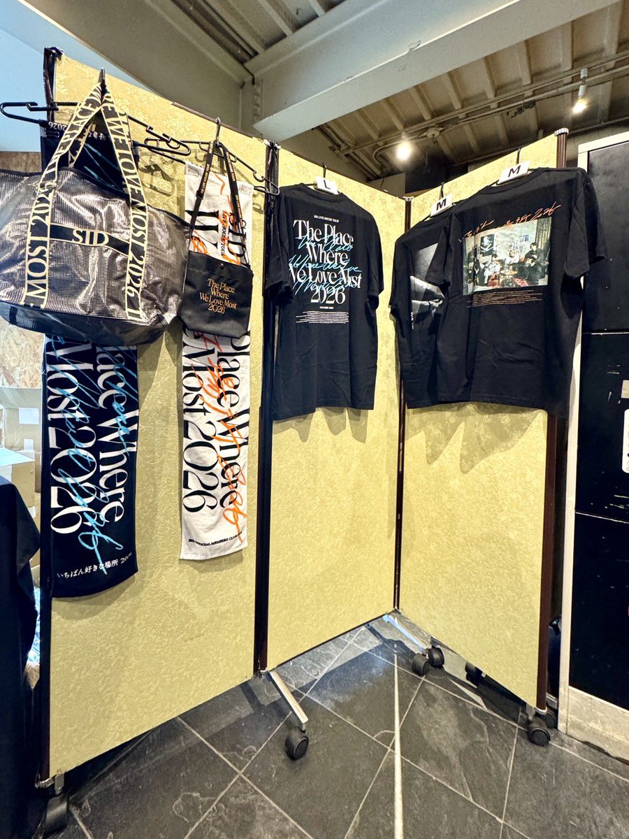 SID LIVE HOUSE TOUR 「いちばん好きな場所 2026」 GOODS グッズ好評