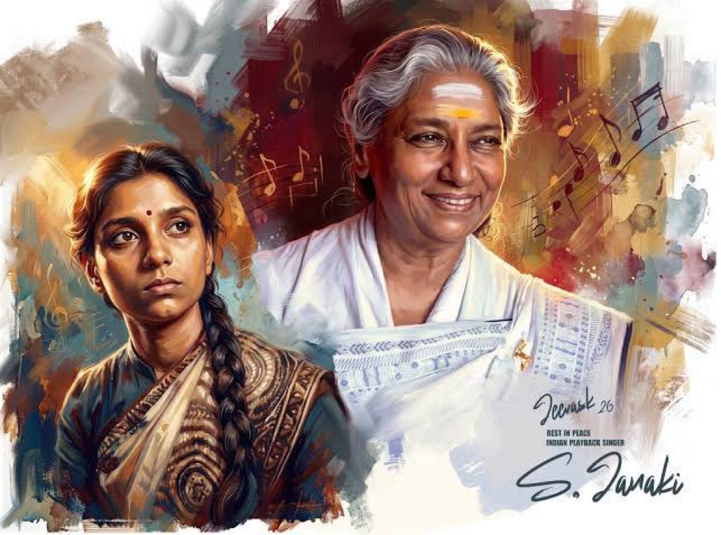 Karthikravivarm's tweet photo. Rest in peace #Janaki Amma https://t.co/nE7ul5CPd0