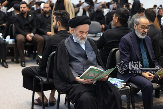 IraninNajaf's tweet photo. صورٌ من مراسم إحياء ذكرى شهيد الأمة، آية الله العظمى السيد علي الحسيني الخامنئي، التي أُقيمت في مجمع العلوي، بمشاركة سعادة القنصل العام للجمهورية الإسلامية الإيرانية في النجف الأشرف. https://t.co/oD6tZm6TEI