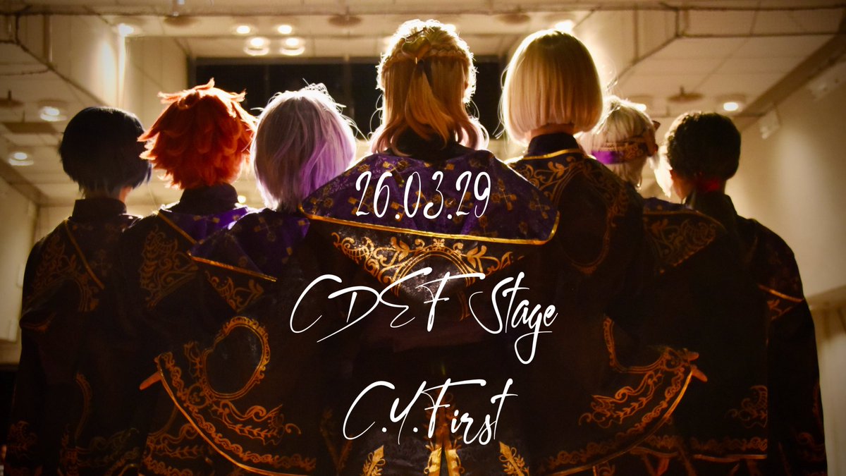 CYFirst2024's tweet photo. 本日18時に3/29のCDEFステージの動画を投稿いたします

https://t.co/G3ncMJU5Zm

#CYFirst https://t.co/g7a4vjwJGT
