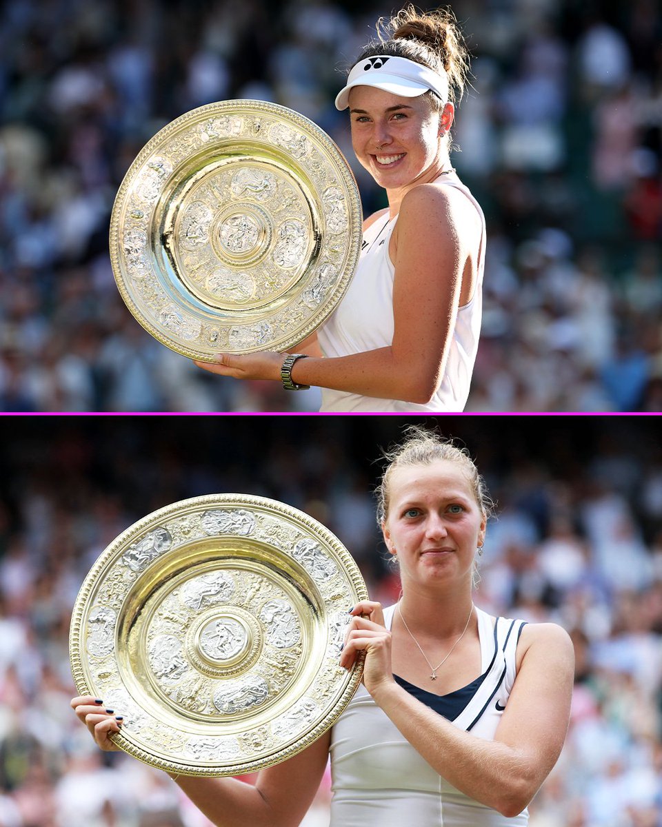 tntsports's tweet photo. Linda Noskova (21 years 236 days) is the youngest Ladies' singles Wimbledon champion since fellow Czech Petra Kvitova (21 years 116 days) won the title in 2011 💚🇨🇿 https://t.co/DjC1QW5lTL