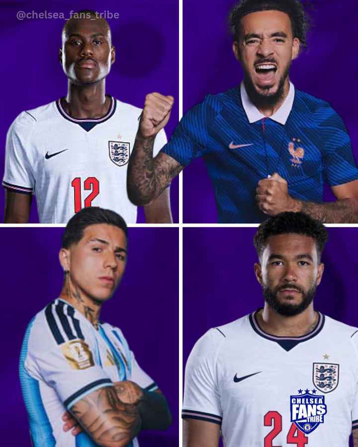CFCfanstribe's tweet photo. 🚨 𝐁𝐑𝐄𝐀𝐊𝐈𝐍𝐆: Chelsea Players in the SEMI-FINALS of the FIFA WORLD CUP ✅🔥

🏴󠁧󠁢󠁥󠁮󠁧󠁿 Trevoh Chalobah
🏴󠁧󠁢󠁥󠁮󠁧󠁿 Reece James
🇦🇷 Enzo Fernández / Valentin Barco 
🇫🇷 Malo Gusto

ONE GOAL IS TO WIN 🔥⏳ https://t.co/e8vCKgbpkZ