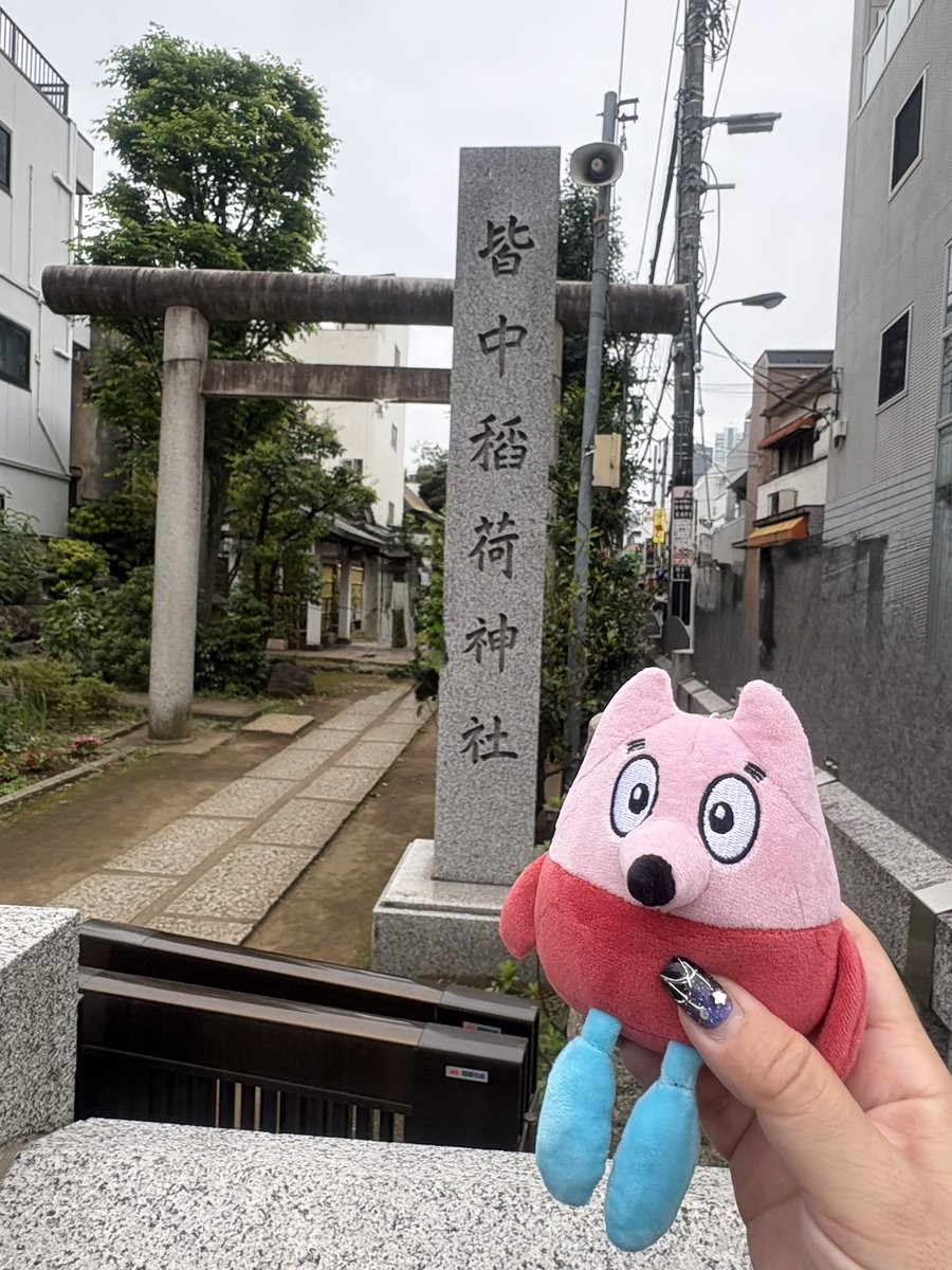 wB3vMSCj3P97339's tweet photo. 当落に向けて当選祈願
行って来ました!
🦊⛩️皆中稲荷神社⛩️🦊
今回は勝運上昇札と共に
当選しますように🙏
🦊なのできっくんと一緒にね
#WhenWeMeet
#中丸雄一 https://t.co/g9Qxzr1mdw