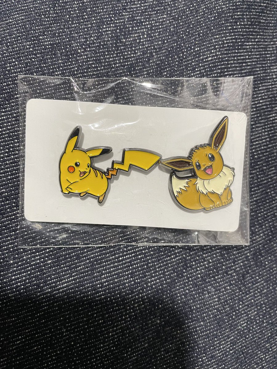 ポケモン ピンズ ピカチュウ イーブイ NEWポケモンピンズ！ ◾️中国のノベルティ？ピカチュウとイーブイの