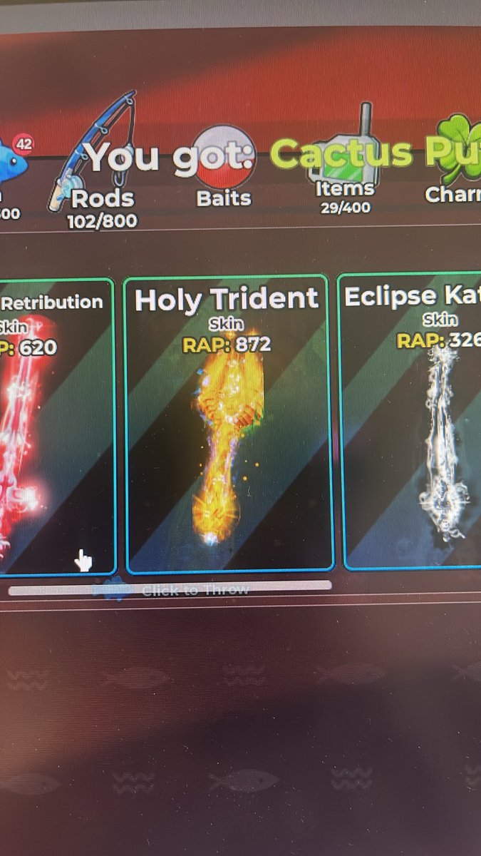 thisishwgstore's tweet photo. WTS HOLY TRIDENT 50k https://t.co/GKeoAB0Ss6