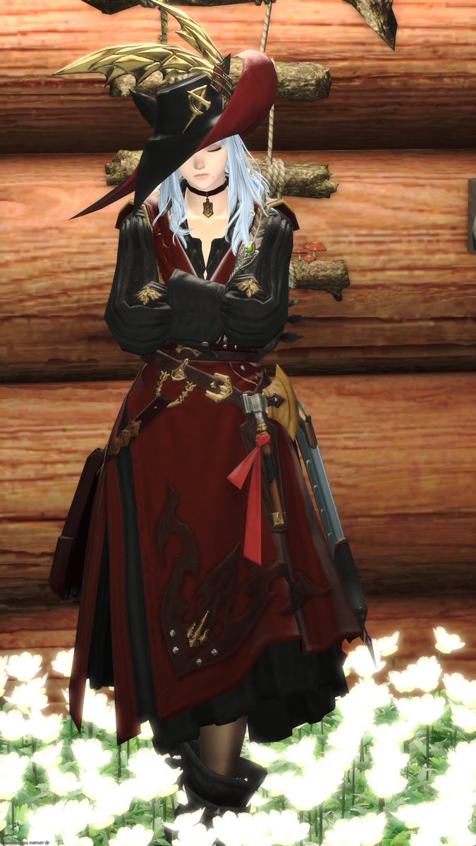 FF14_sheryl1609's tweet photo. 夕飯終わるまで放置プレイです。

2026.07.12 #冒険者の服装録 #冒険者の森憩

＃FF14 https://t.co/mXcU2wMnDu