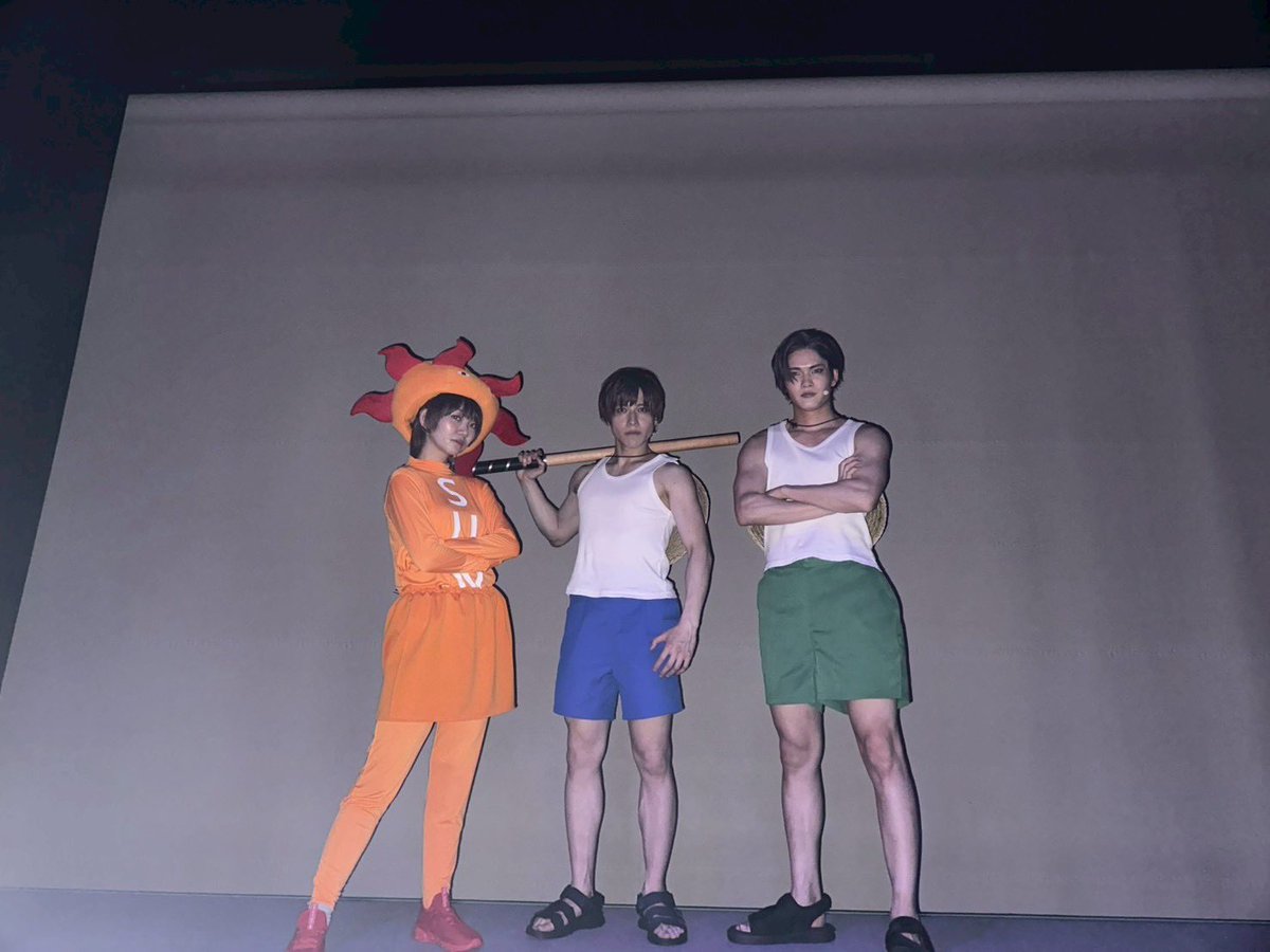 Nikaido__shin's tweet photo. #舞台うらみち 

残すところあと1公演！

よい子の皆んなは真冬にタンクトップで挑まないようにね！

#エンドレス猛暑 #表田裏道 #蛇賀池照 #多田野詩乃 #うらみちお兄さん
#舞台うらみち https://t.co/SZMpTHEpWo