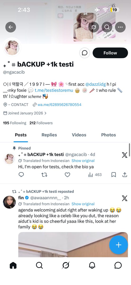 aisiblings's tweet photo. PENPU! ngacacib bucihniks penipu. hati2 ya, bukan aku doang yang ditipu. akunnya ada banyak terus dia ganti-ganti nomor #zonauang
nih nomornya (metawin’s gf) tf nya ke ovo, fast resp terus nanti ngilang :
089502431228
085763849673
0895626780554

acc nya : https://t.co/RlV63fzxnQ