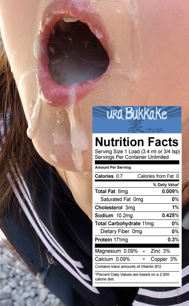 Urabukkake2's tweet photo. How many calories in sperm? #SexFacts #Semen #Cum #OralSex #Sperm #WTF #CumSwallow #SwallowSemen #SpitOrSwallow https://t.co/XavlAdSnOT