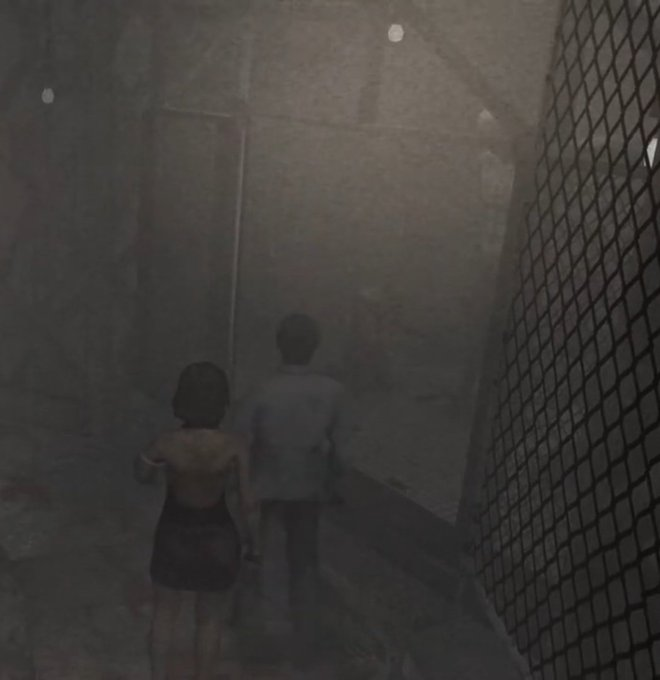 RoytaMustDie's tweet photo. Note that this room is basically impossible to see without hacks. Best angle you can get is shown below, as it's part of the Spiral Staircase section where you can't really turn the camera. This is why everyone in the comments is going "what the fuck is this". https://t.co/YygIPpQABc
