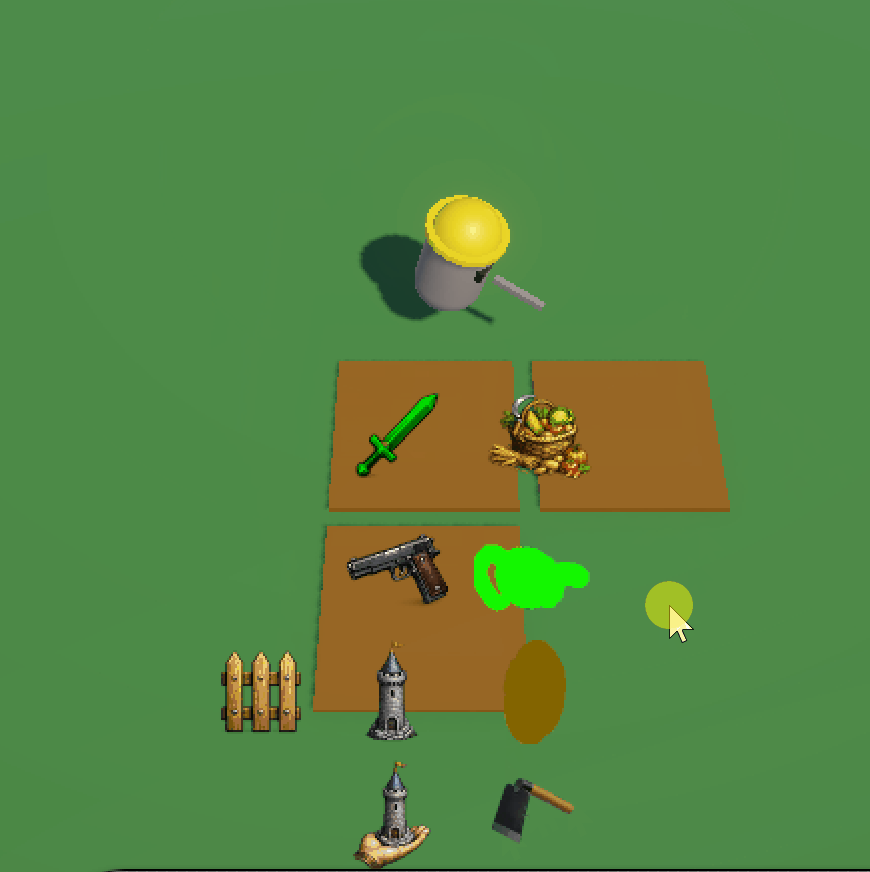 granicoph's tweet photo. AIを駆使して１年でスマホゲーム作るぞ31日目。
ボタンを自作アイコン（AI）に更新
 #indie_game #Gemini #Cursor https://t.co/RWNSaEZPAX