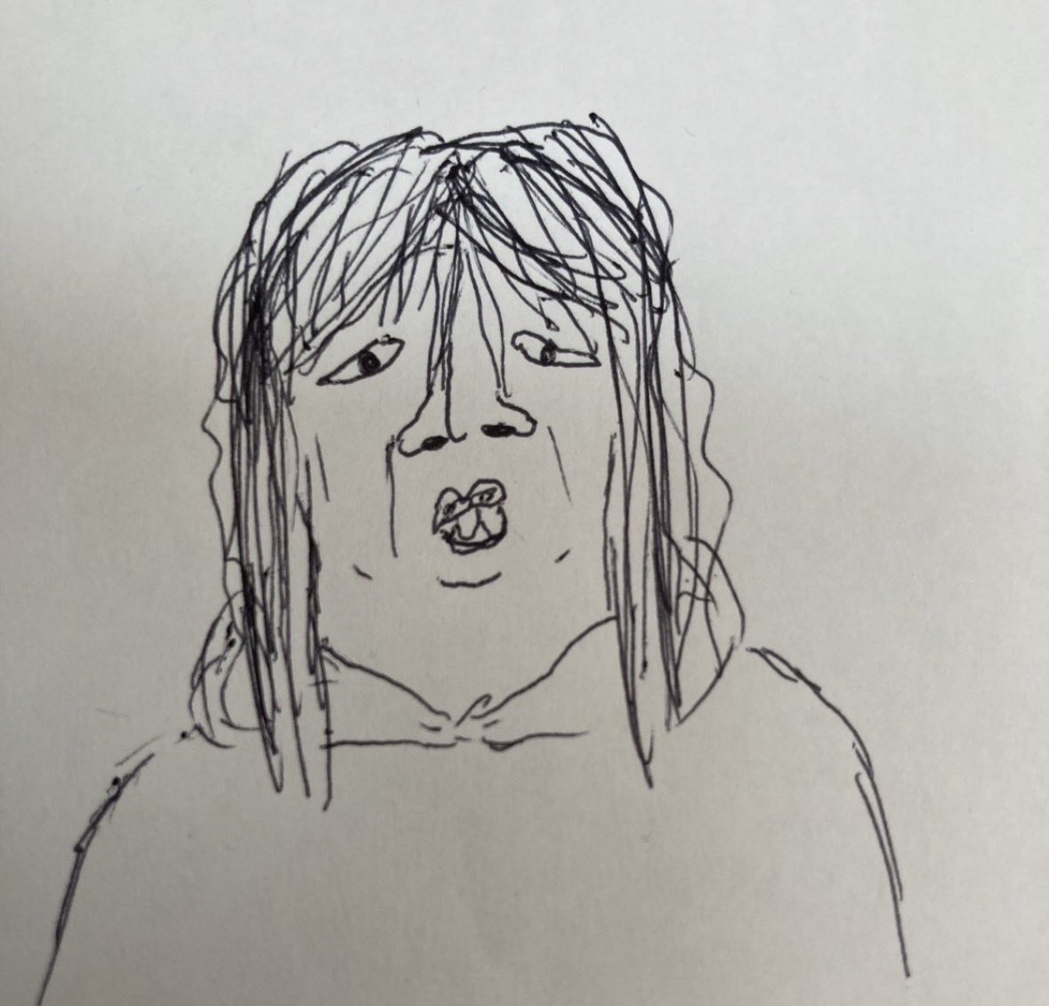 OREOORENO's tweet photo. 昔描いた絵たち（再掲）
1.優しさ
2.アフリカ
3.時短で推しが働くコンカフェのTikTokを延々と見せてきた風呂キャン界隈デリヘル嬢（とても臭かった） https://t.co/0PzkuFeaSs