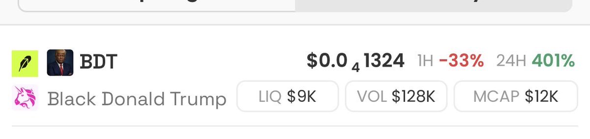 PrudentSammy's tweet photo. The WhiteHouse posted about @RobinhoodCrypto yesterday. 

Which makes everyone more bullish on the chain.

So, I found a very good trump narrative that can  easily hit million market cap. 

Don’t fade this 

Risk what you can afford to lose.

Buy $BDT here 
https://t.co/mOIMQDTu0l