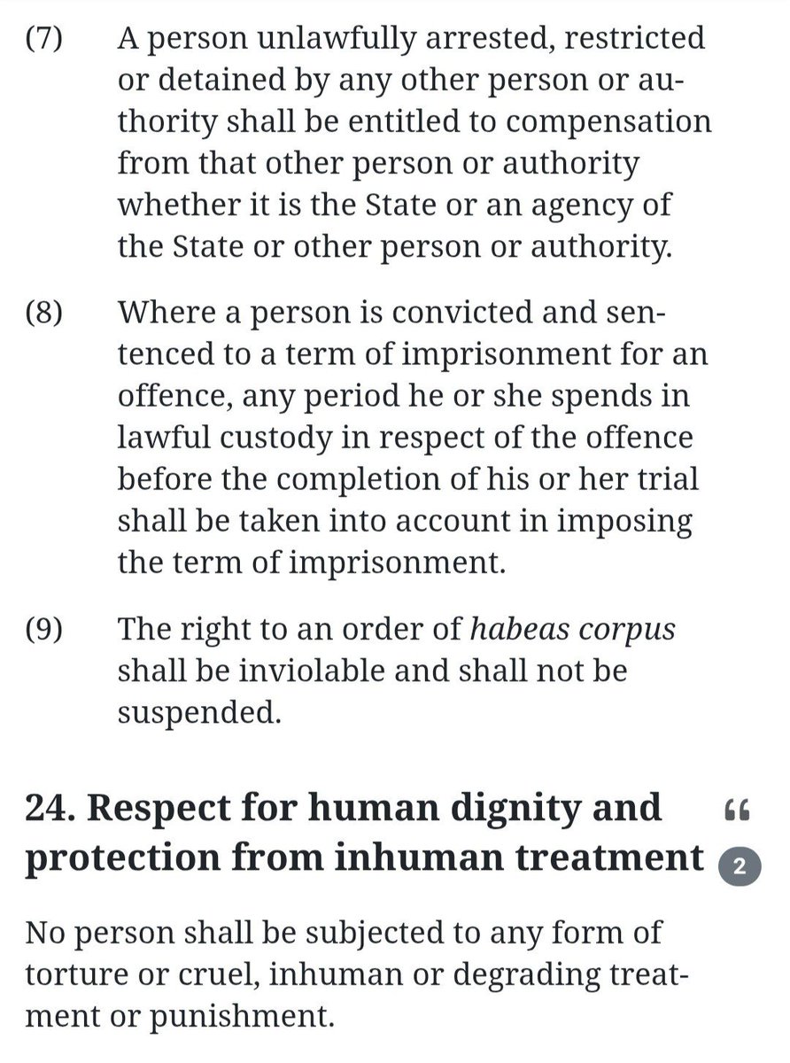 DavidLRubongoya's tweet photo. Where is Hon. Muwanga Kivumbi, two days after his abduction in broad daylight? These provisions (Arts 23 & 24) are not mere suggestions. They're constitutional commands. Sadly those who rule over us now treat them as non-existent...... well, until they themselves find themselves in trouble and want them to come to their aid🤔