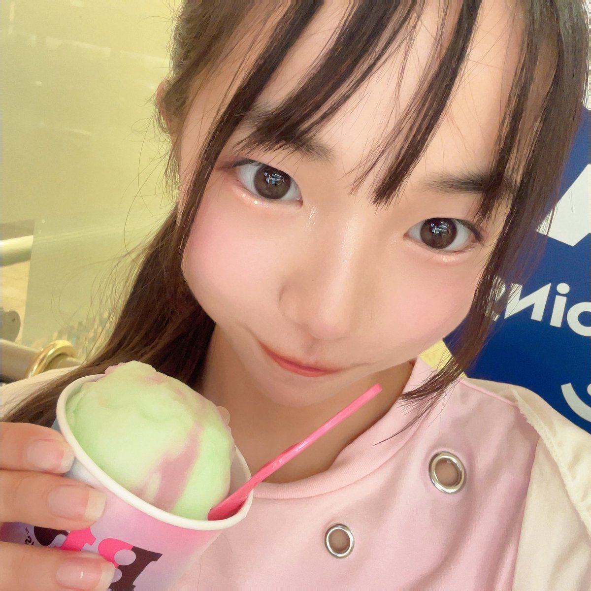 me310501's tweet photo. サーティーワンのマスカットバスケット🍇
こないだ食べた！
みいフルーツの中で一番マスカット好きだから食べれて嬉しい♡めちゃ美味しかったよᐡ•̥ ̫ •̥ᐡ！

#藤竹美衣
#みい
#JC1
#拡散希望︎
#美少女図鑑 https://t.co/htSERD6WsX