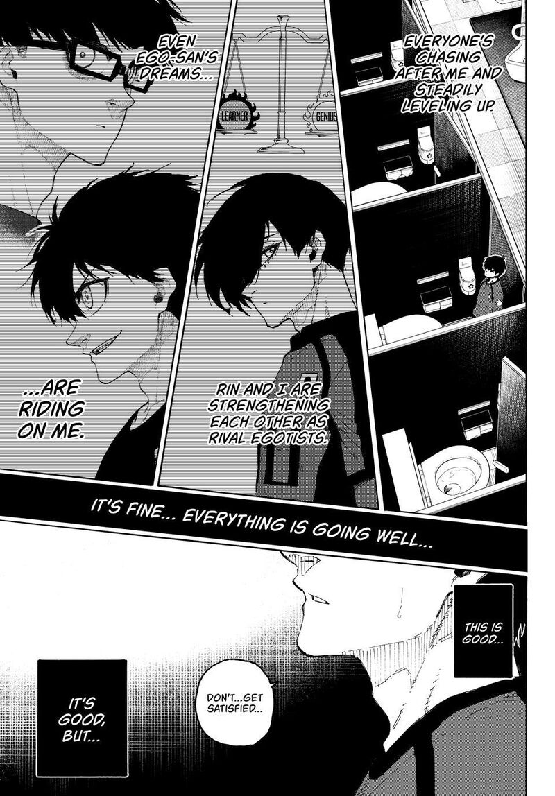 default2_ace's tweet photo. @getsugafact Both Ego and Isagi say Rin benefits Isagi Yoichi and helps him evolve.

But then we have you saying he has nothing to gain by helping Rin Itoshi.

Stop with the corny hate. https://t.co/5hntgLEkUC