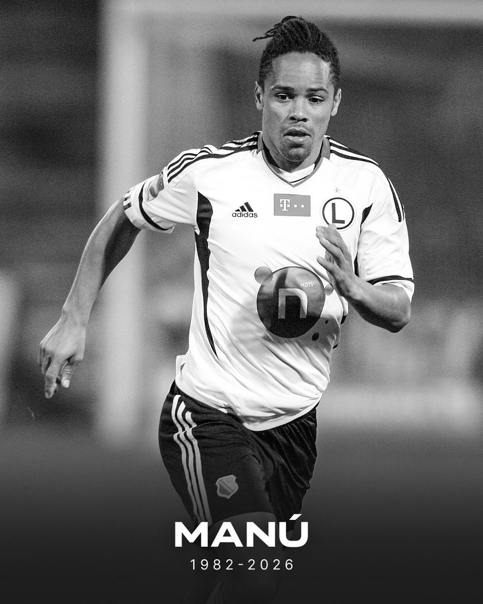 433's tweet photo. Former Benfica and Legia player Manú has died in a car crash. 

He was 43 years old. https://t.co/bPOWpXFk7s
