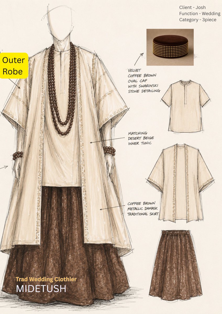 unclemidetush's tweet photo. - Designed a Groom’s Trad Wedding Ensemble based in Canada 🇨🇦 https://t.co/ndhbW7H3WX