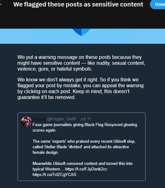 Pagan tweet media