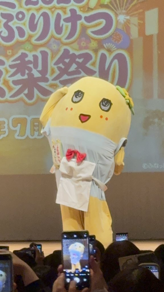 rinrinn45's tweet photo. @funassyi ふなちゃん、今日も楽しかったなっしー🎵
お話いっぱい聞けて嬉しかったなっしよー❣️
これからまだまだ暑くなるから、水分補給して気をつけてなっしねー！

もやふんどし(*ˊᵕˋ*)੭ ੈ https://t.co/KltI8eZEW7