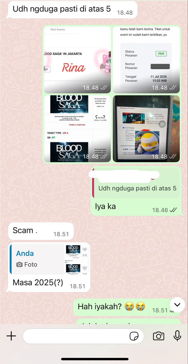 byyyyy27's tweet photo. Guys pliss help &amp; rt, aku baru aja kena scam sama akun ini, ini nonya guys +62 823-1396-9412 hati” klo misalnya org ini nawarn wts k kalian ya guys.. dia biasanya lbh aktif di tt jadi hati” guys.. maaf berantakan bgt gbsa bkin thread 😭😭 https://t.co/CVNEYqQzbr