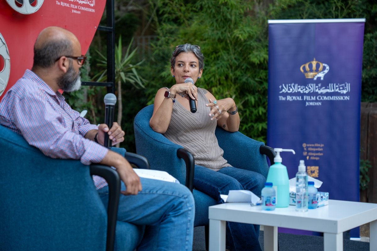 FilmJordan's tweet photo. صور من ماستر كلاس «سوق المسلسلات العربية» مع الكاتبة والمنتجة مريم نعّوم، الذي نظمته الهيئة الملكية الأردنية للأفلام يوم الخميس الماضي.🎥✨

Highlights from the masterclass “Understanding the Arab TV Series Market” with writer and producer Mariam Naoum, organized by the Royal Film Commission – Jordan last Thursday.🎥✨