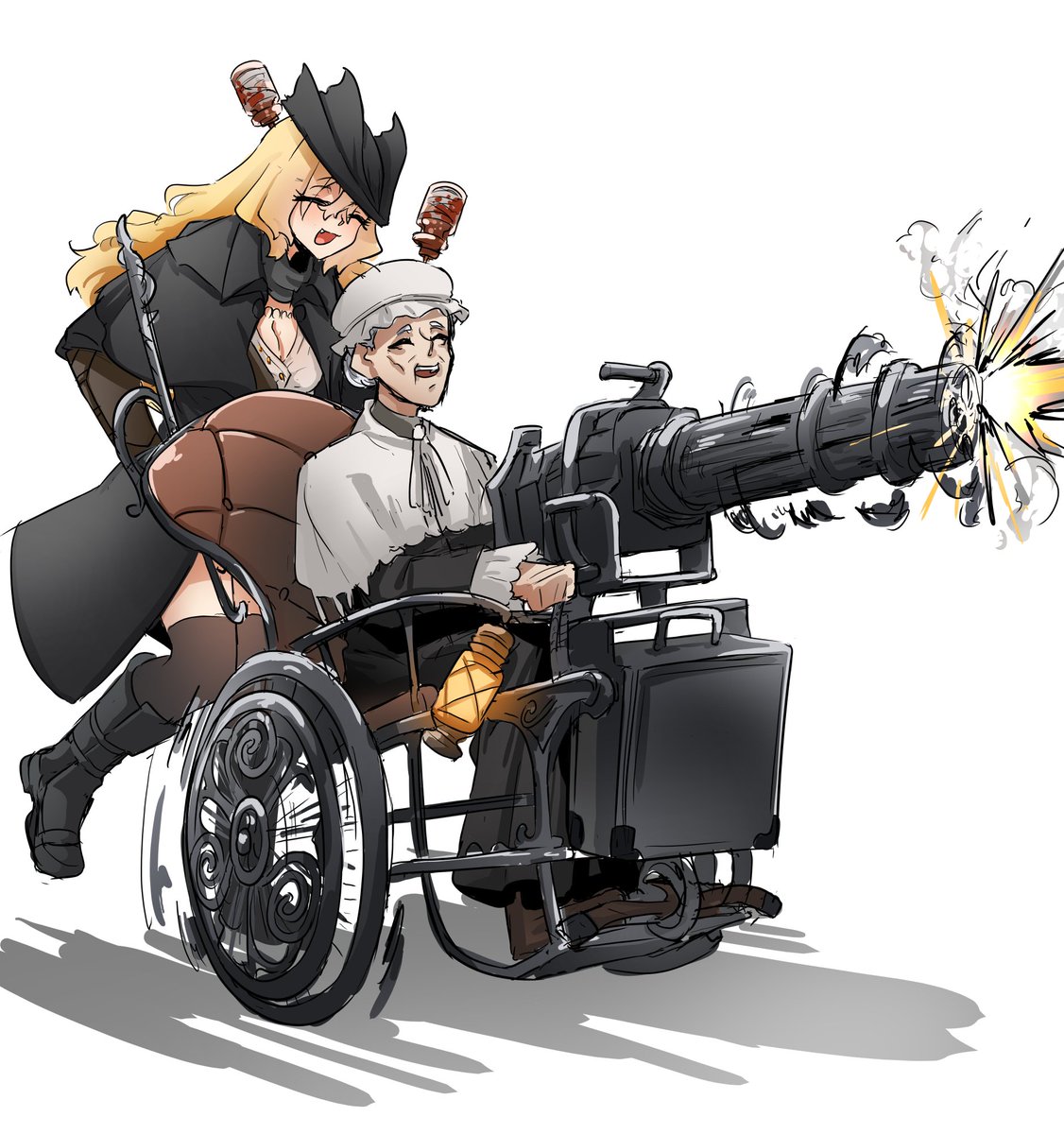 thousand_chimer's tweet photo. ギャル狩人と鎮静剤
（再掲） https://t.co/gQGNaHApEk