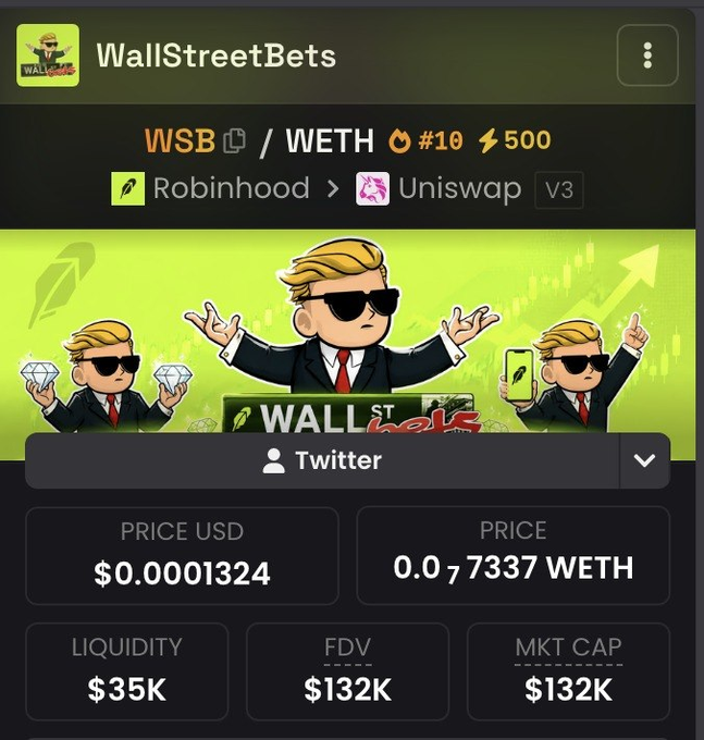 CryptoCalls50X's tweet photo. Drop wallets + retweet and check wallet in 60 mins !

Just bought the biggest meme on robinhood.

No way this doesnt go to millions.

Ca - 0xdbdca5d63f1bacd3491b22e3fa2b5a9f664bdcfe https://t.co/YRWCz0Bdkq
