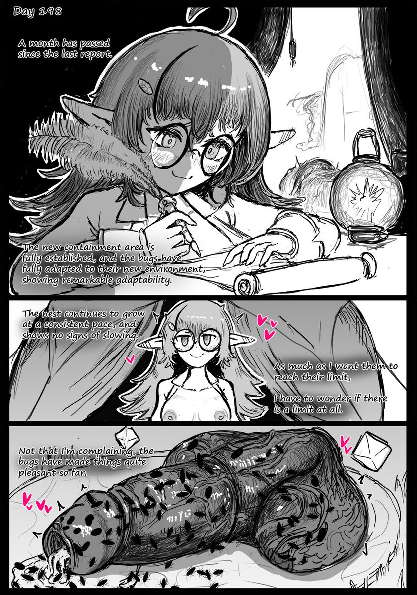 sia_qua's tweet photo. Commissioned comic        
"Observation Continues..."       
Commission for @The_Big_Bad_M https://t.co/HmllHWky22