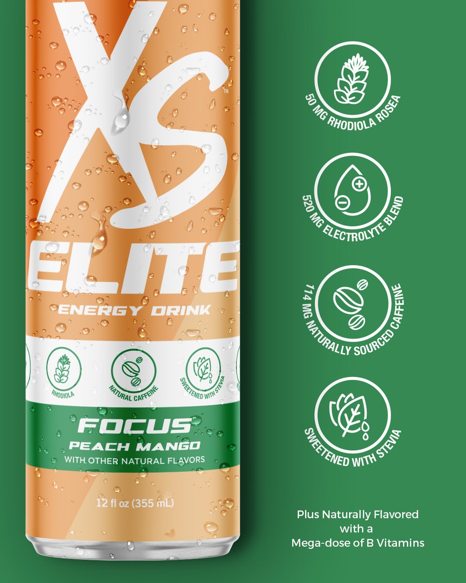 xsnation's tweet photo. XS Elite Focus is functional energy – Smarter fuel. Better focus. Different by design. ⚡️ https://t.co/esTKuLa5iE