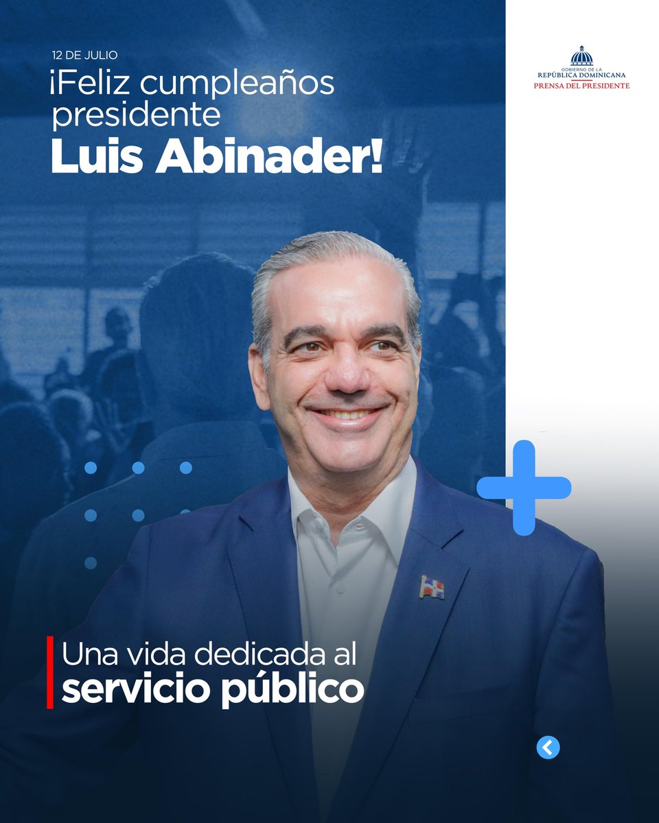 dpprdo's tweet photo. ¡Feliz cumpleaños, presidente @LuisAbinader! 🎉 https://t.co/NGmZ1W2Yoo