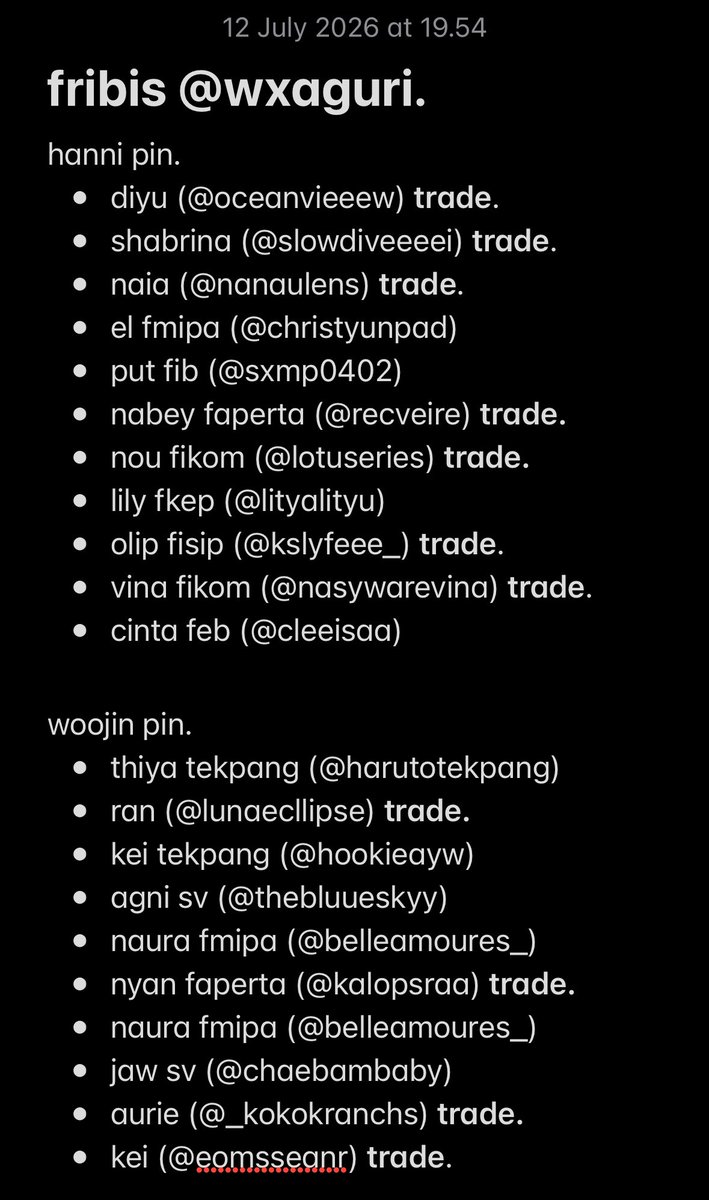 wxaguri's tweet photo. sudah habiis ya guiss makasyiiEe ☝🏻 yang ada di list nanti pas prabu ak dm ajaa ya biar gampang bagiinnya https://t.co/D763i41Gam
