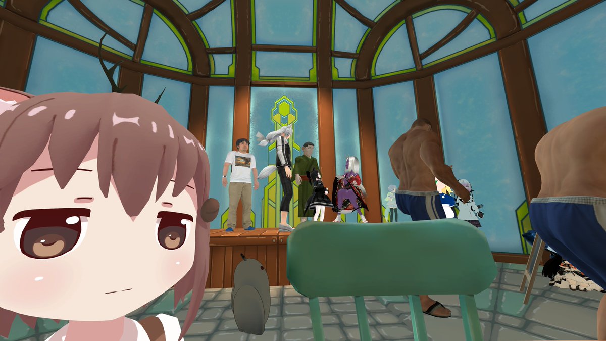 tizp's tweet photo. 昨日はVRC2018年組の集いへ、懐かしみ楽しみました #VRC2018年組 https://t.co/n8zGpCUSDp
