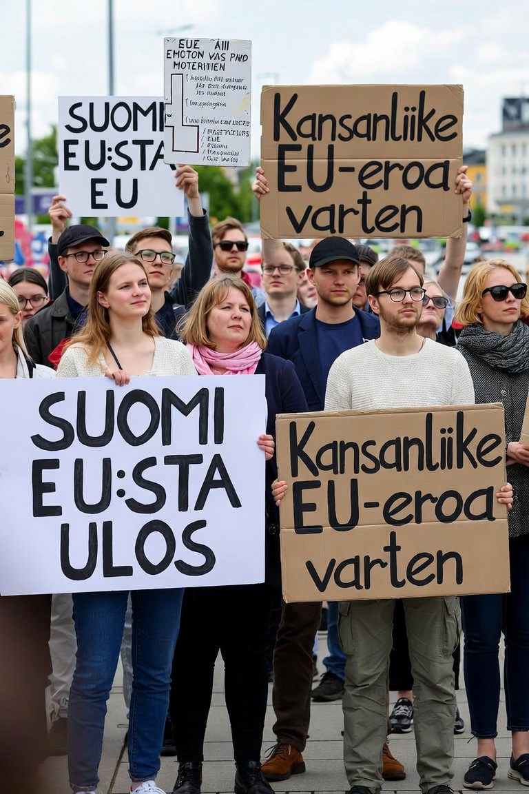 MKartesalo's tweet photo. Kuka saa aikaan kansanliikkeen EU:sta eroamiseksi?
Ei poliittista pelleilyä, vaan kansanliike ja yleislakko. https://t.co/dY1J8lFnUk